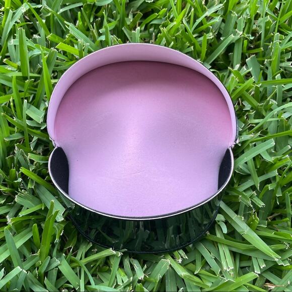 Y2K bebe black and pink soft sunglass open close fold case - Picture 3 of 3